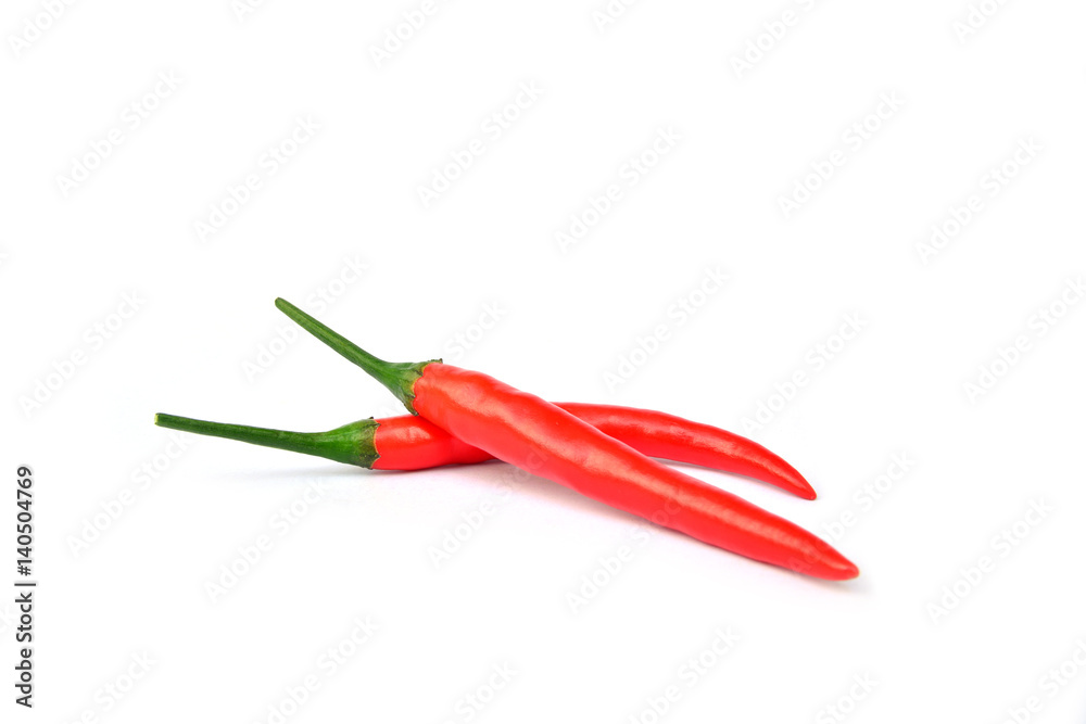 chili pepper isolated on a white background chili pepper isolated on a white background