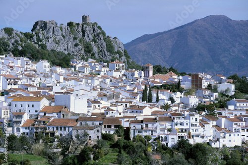 Gaucín, scenes and white villages typical of Andalucia photo