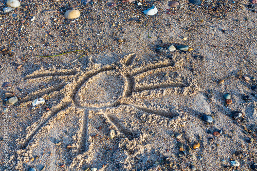 sonne im sand