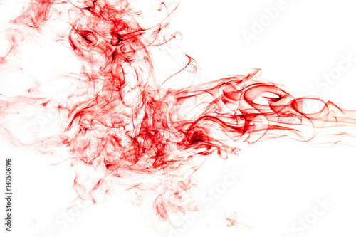 Red Smoke abstract background.