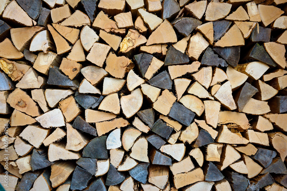 Pile or stack of natural fire wood logs texture background. Pile or stack of natural fire wood logs texture background.