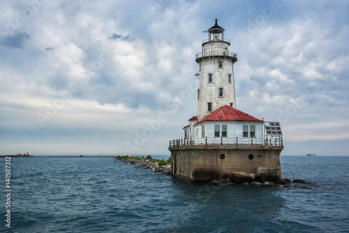 Lighthouse on Michigan Lake