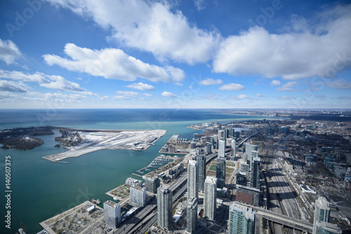 Photography Toronto view with local airport