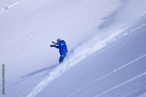 freeride en poudreuse