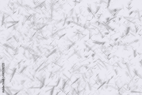  Chaotic strokes of black pastel.