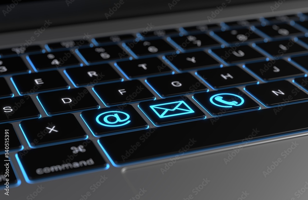 Tastatur Kontakt Symbole