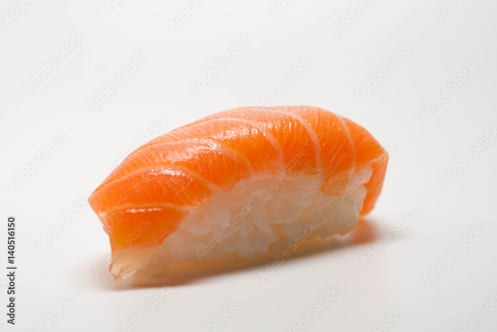 Sushi with salmon