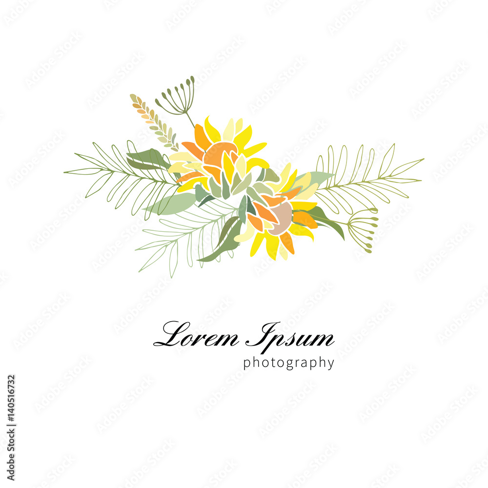 Summer flower composition Summer flower composition