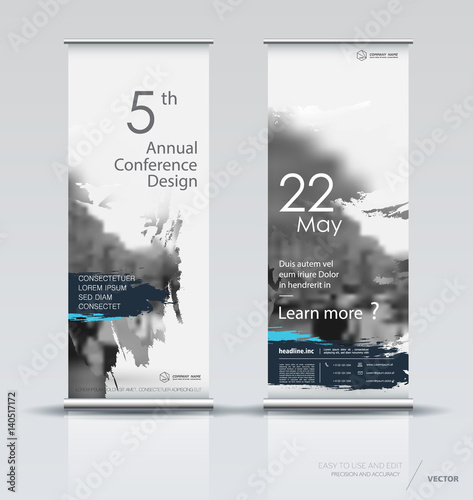 Design of a roll up vertical banner