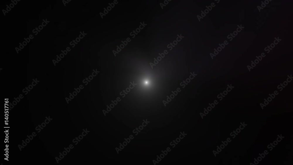 Creacion de vuelo simulado en tunel, entre nubes de polvo cosmico o intergalactico
