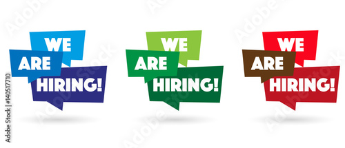 We are hiring