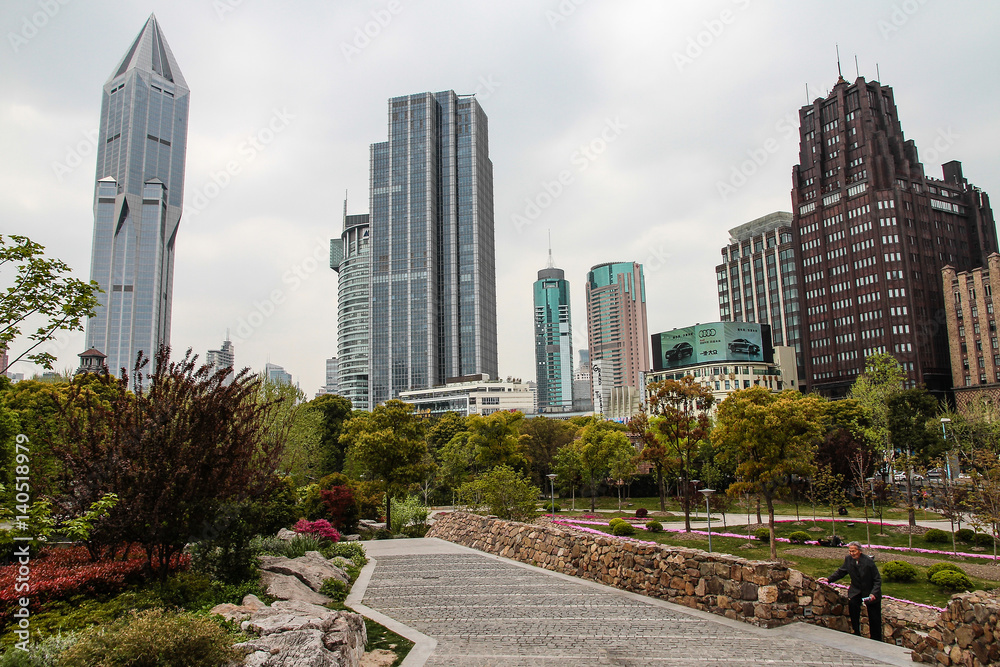 Obraz premium China - Shanghai - Peoples Square