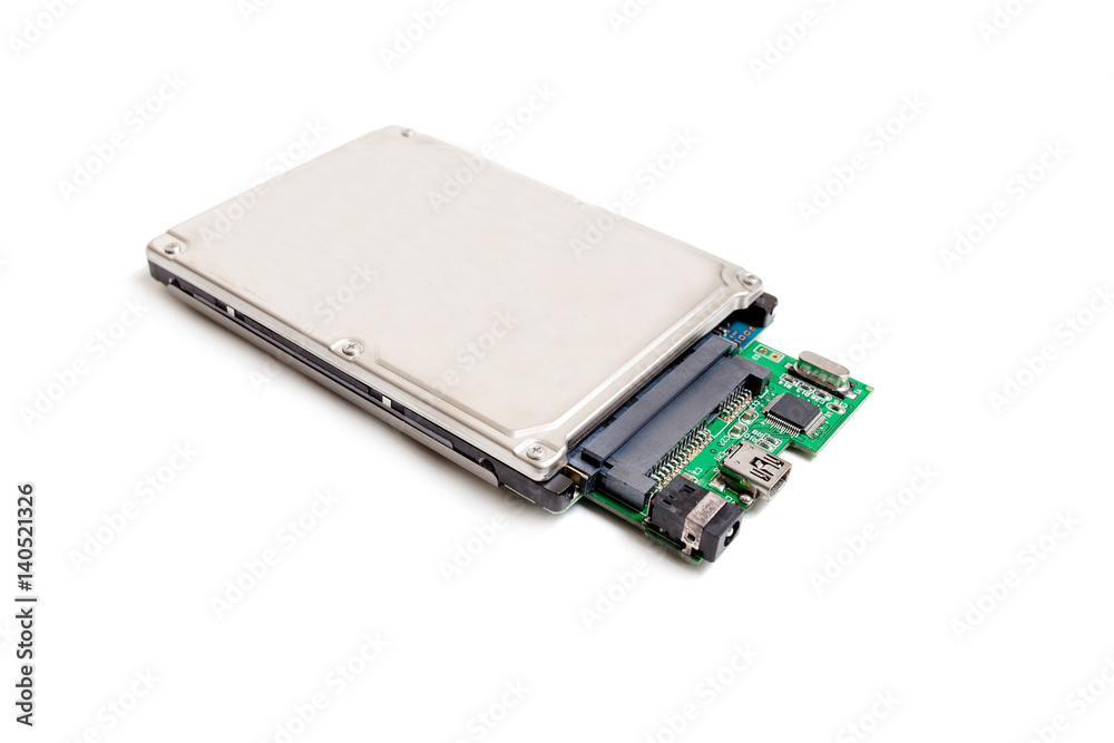 hard disk board isolated on white background hard disk board isolated on white background