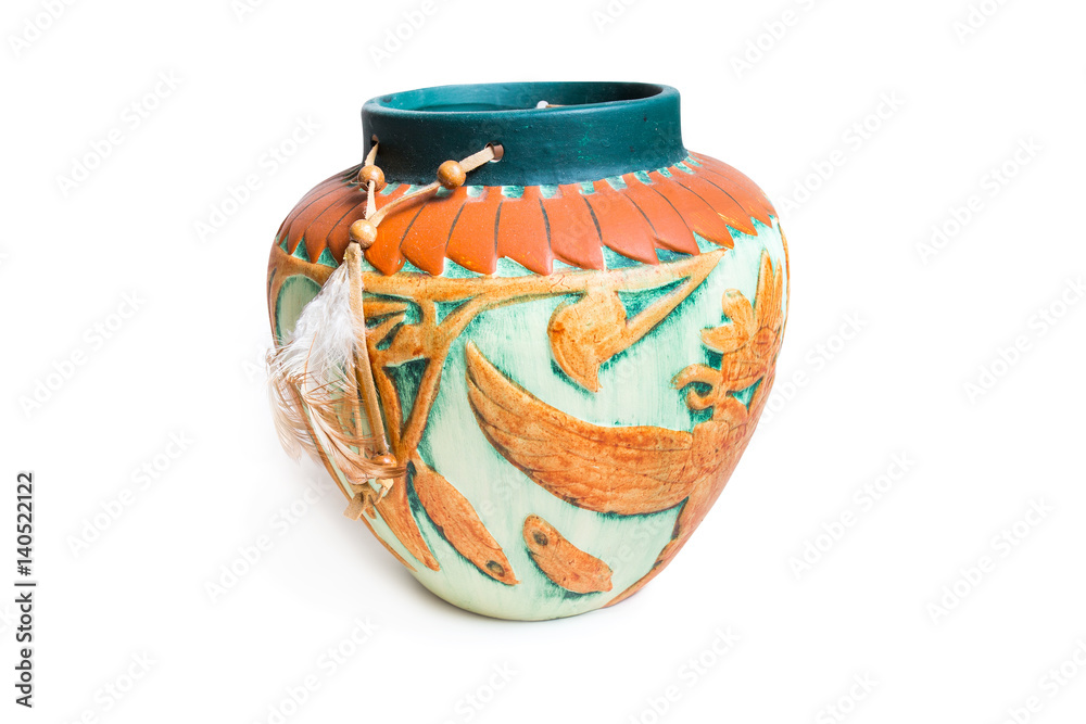ethno Vase isolated ethno Vase isolated