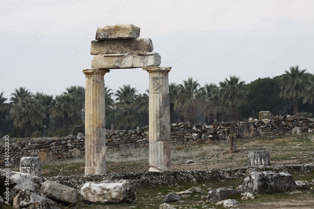 ruins of ancient  Hierapolis
