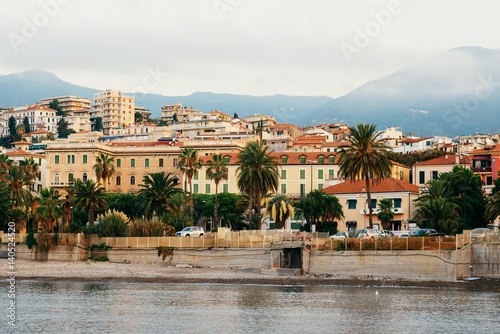 Prosecutor picturesque city by the sea. Panorama