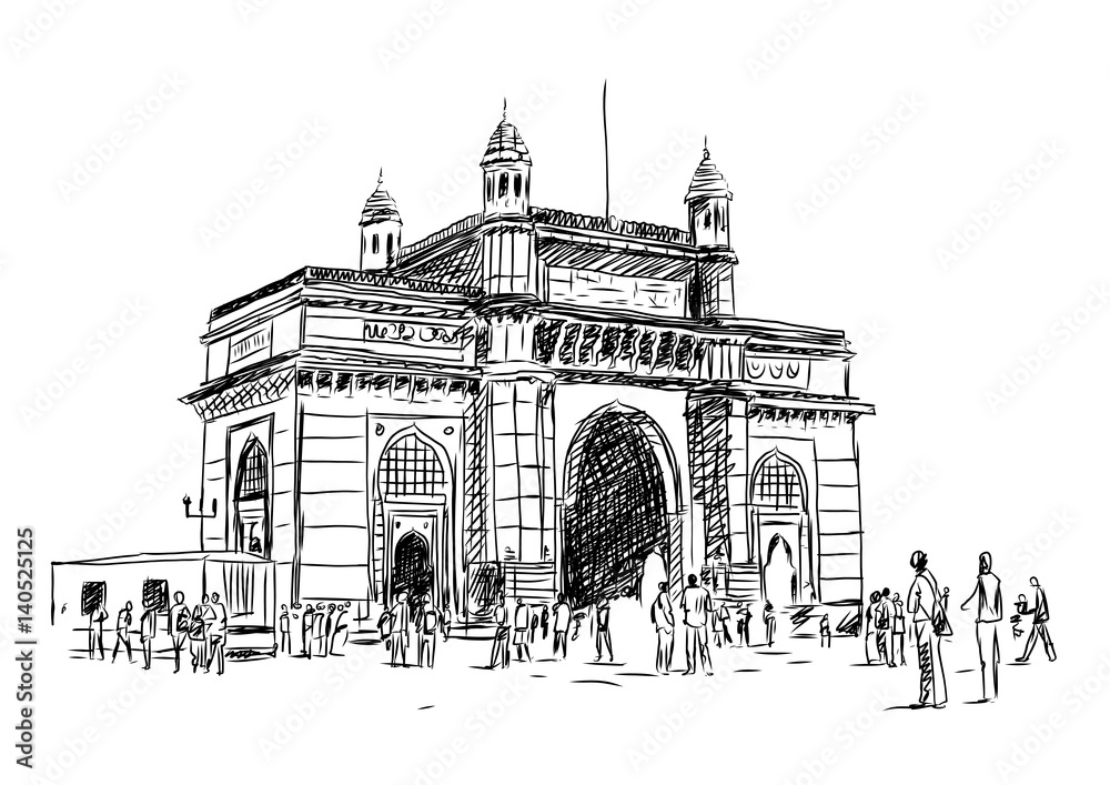 Mumbai Municipal Corporation Digital Sketch Framed Print by Harsha Mota -  Pixels