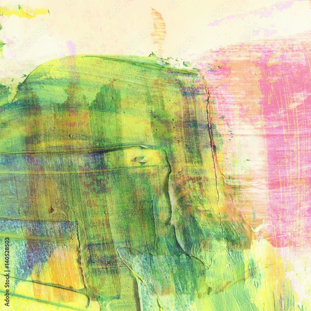Fototapeta premium Abstract grunge brush stroke wall background, canvas texture