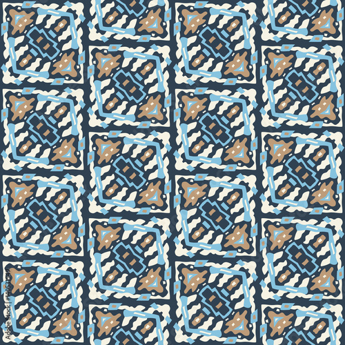 Abstract seamless pattern. This pattern can be used for wallpaper, pattern fills, web page background, surface textures. Vector illustration