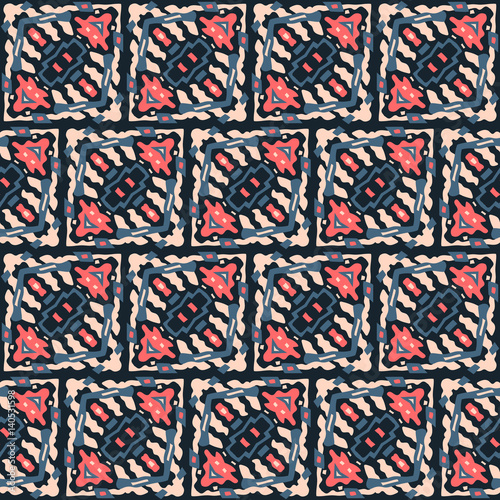 Abstract seamless pattern. This pattern can be used for wallpaper, pattern fills, web page background, surface textures. Vector illustration