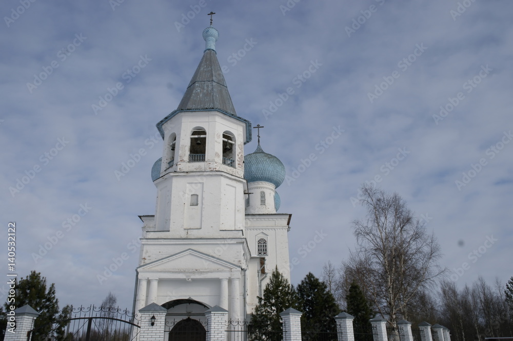 Храм Сретения Господня , Заостровье, Архангельск.