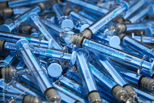 Used MS Medication Needles