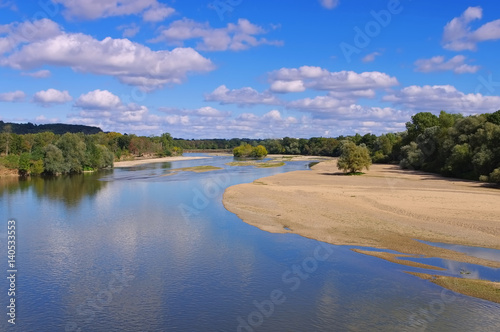 Loire - picturesque river Loire  France