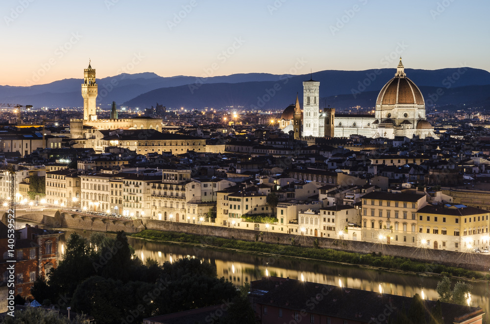 Fototapeta premium View from Piazza Michelangelo