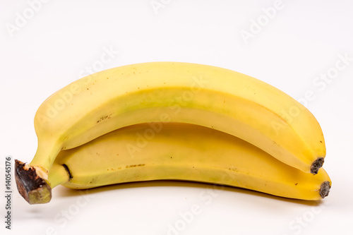 Bananas isolated over white background with copy space