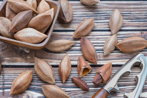Pili nuts in bowl