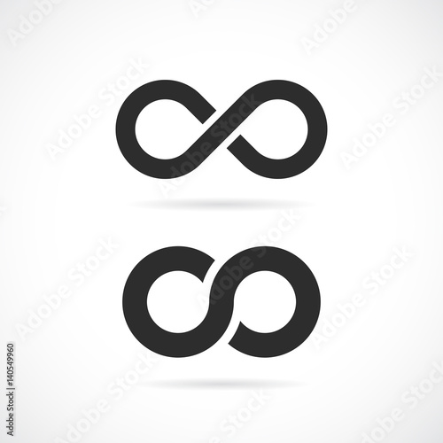 Infinity vector symbol photo