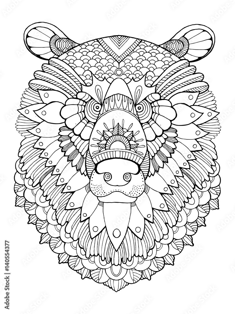 78  Bear Head Coloring Pages  Latest HD