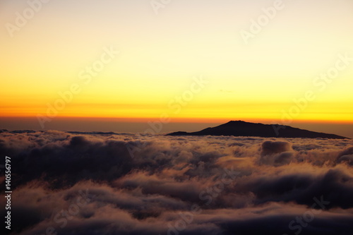 Hualalai Mountain Hawaii Clouds