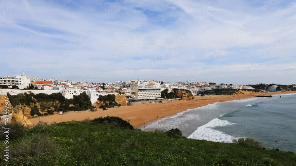4K UltraHD Timelapse of the beach at Albufeira, Portugal 4K UltraHD Timelapse of the beach at Albufeira, Portugal