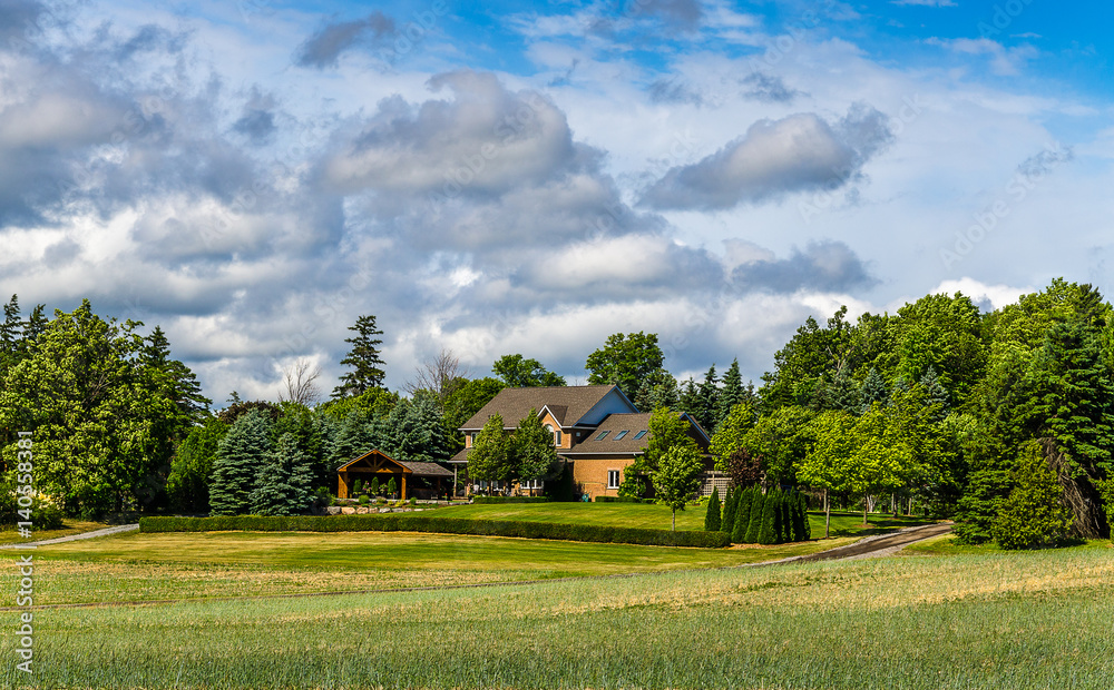 Naklejka premium farm house