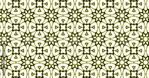 Abstract repeating ornate geometric  luxury pattern