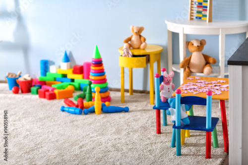 Wallpaper Mural Vivid kids room with toys Torontodigital.ca