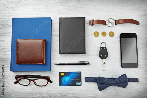 Composition of businessman ...
