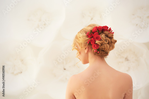 Beautiful young woman with ...