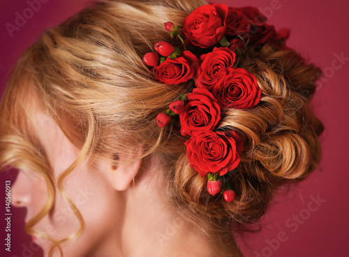 Closeup view of beautiful f...