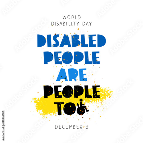 Disabled people are people too