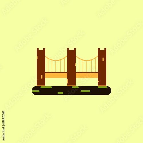 San francisco bridge, metal bridge