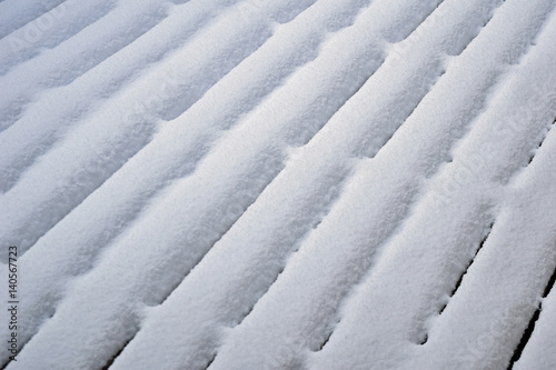 Snow Covered Deck