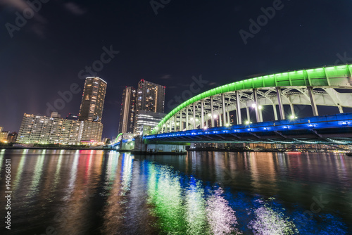 夜の勝鬨橋 photo