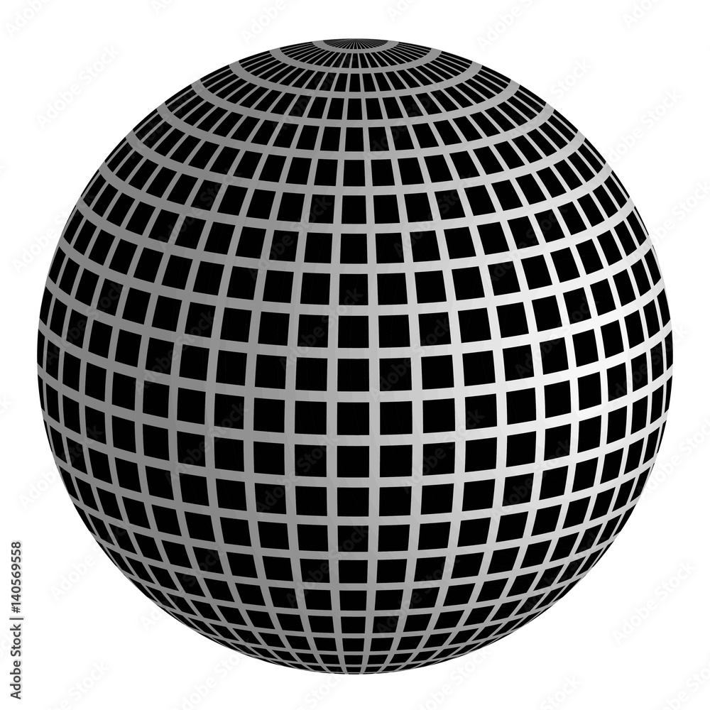 Disco ball 3D ball of mirrors Disco ball 3D ball of mirrors
