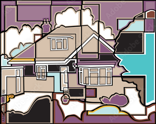 Mosaic house
