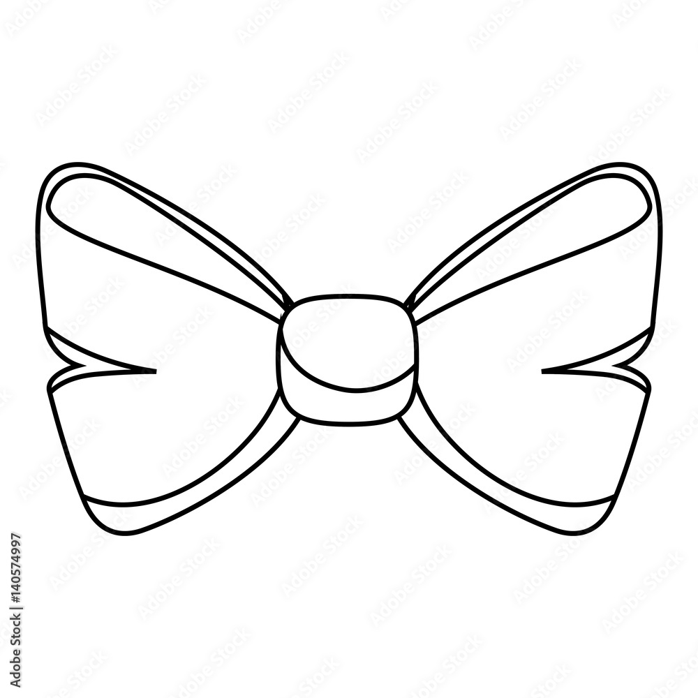 bowtie ribbon isolated icon vector illustration design bowtie ribbon isolated icon vector illustration design