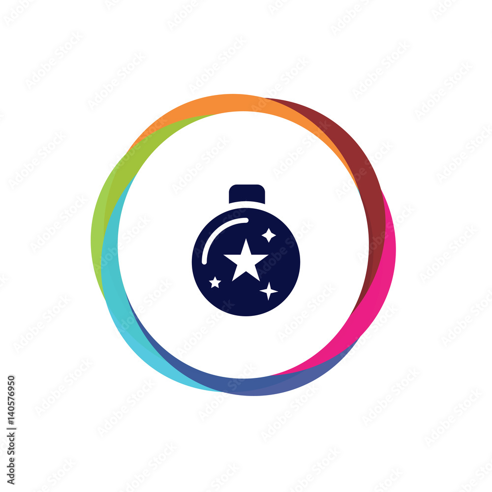 Abstract Multicolor App Button Abstract Multicolor App Button