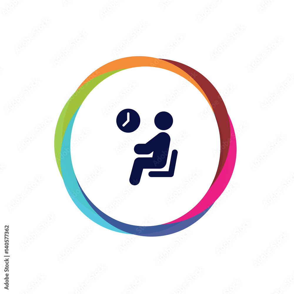 Abstract Multicolor App Button Abstract Multicolor App Button