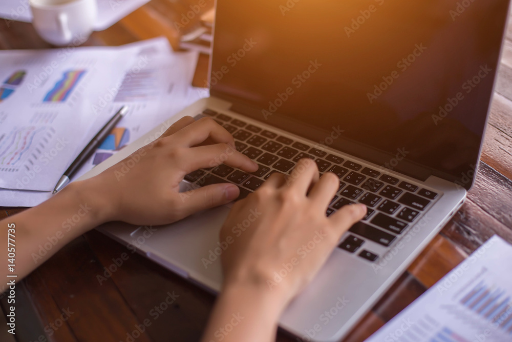 businessman hands with table businessman hands with table